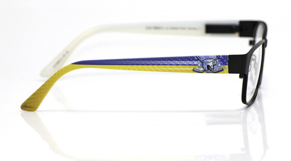 eye:max Wechselbügel 5558.12 Kunststoff Eishockey Helm blau gelb 135mm