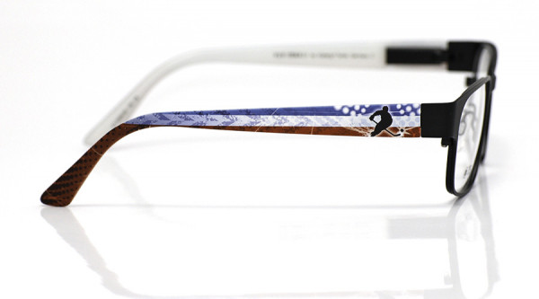 eye:max Wechselbügel 5558.08 Kunststoff Eishockey Spieler blau weiß rot 135mm