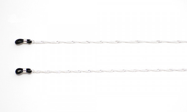 Brillenkette aus Metall - silberfarben