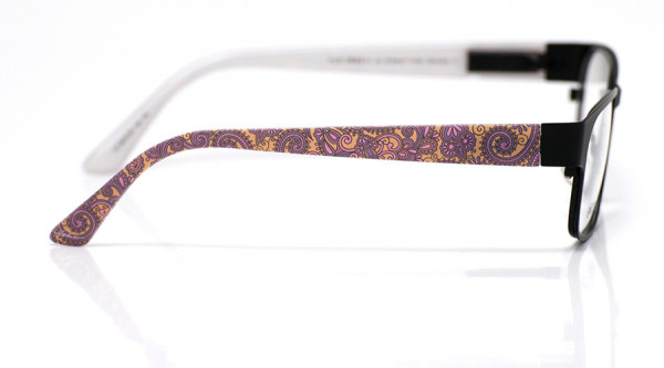 eye:max Wechselbügel 5674.09 Kunststoff Paisley gelb, rosa 135mm